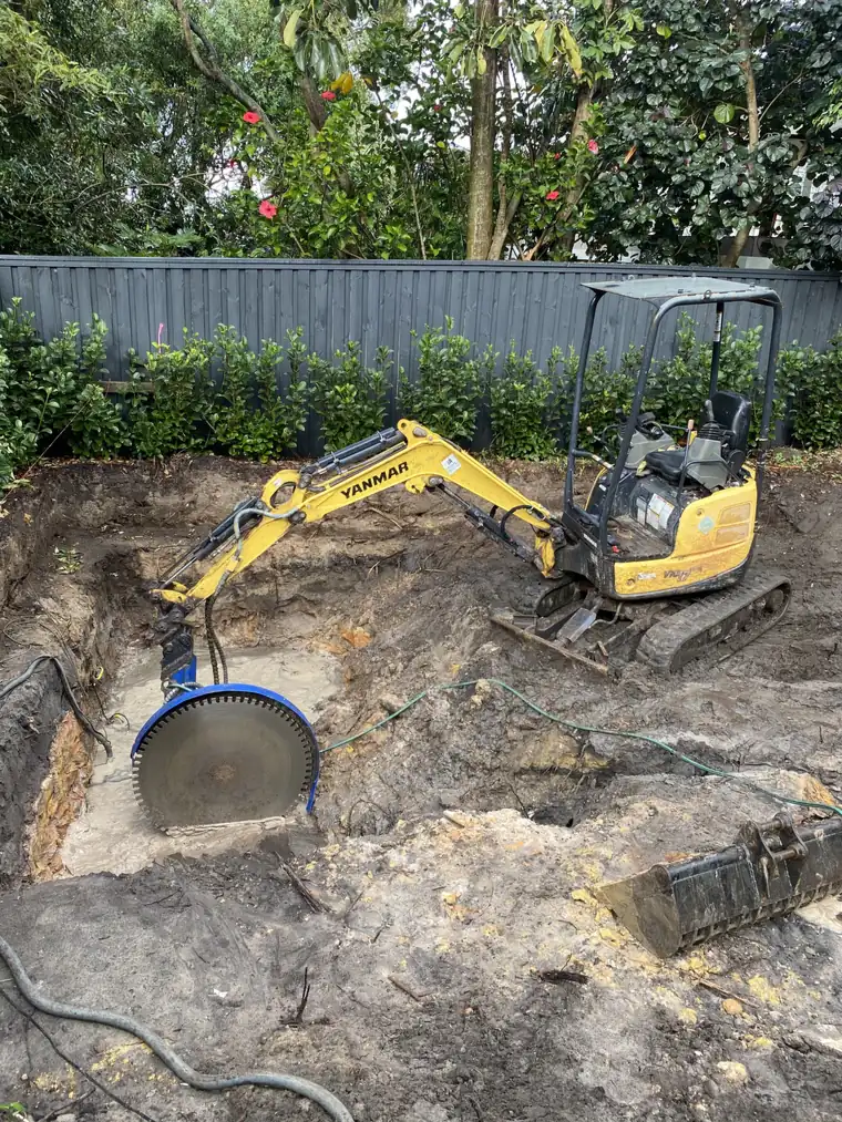 Pool Excavation, Icivil Group, Sydney